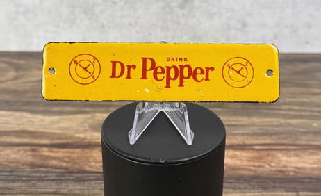 Dr. Pepper Porcelain Door Push Sign