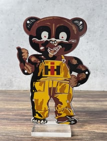 Porcelain IH International Harvester Bear Sign