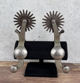 Crockett Frontier Pattern Cowboy Spurs
