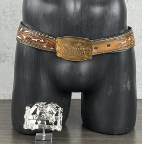 Douglas V Fowley Western Cowboy Belt Buckles