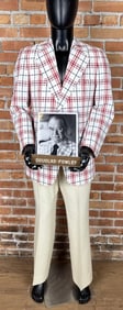 Douglas V Fowley Cowboy Actor Plaid Suit