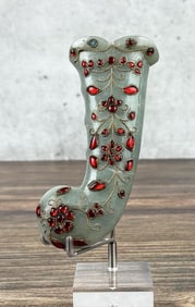 Antique Islamic Mughal Persian Jade Dagger Handle