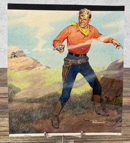 Fred Rodewald Painting Illustration Outlaw Deputy