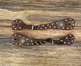 Southwest Cowboy Concho Spur Straps