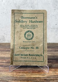 August Buermann Bit & Spur Catalog No 35