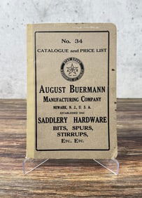 August Buermann Bit & Spur Catalog No 34