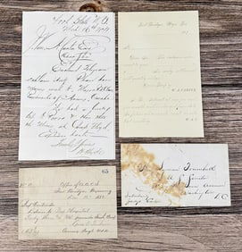 WA Carter Fort Bridger Wyoming Territory Documents