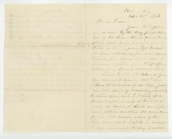 1864 Heber City Utah Territory Letter