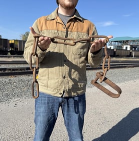 S. Newhouse Slick Pan No 6 Bear Trap Chain