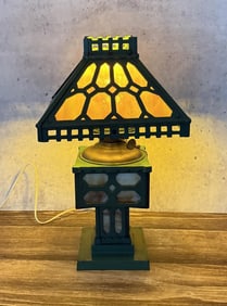 Bradley & Hubbard Arts & Crafts Slag Lamp
