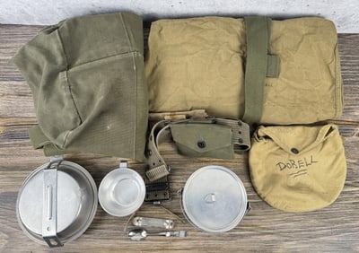 Group Of Camping Gear & Military Surplus