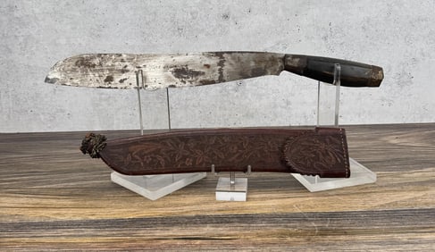 Spanish American War Philippine Moro Barong Knife