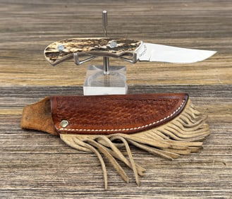 Hethcoat Boker Plus Stag Handle Knife