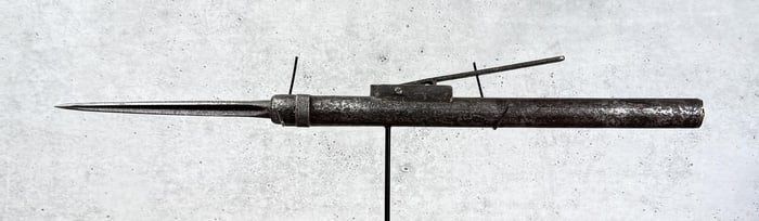 WW1 WWI Spring Retractable Bayonet Trench Spike
