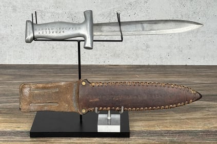 WW2 Theater Made Aluminum Handle Fighting Knife