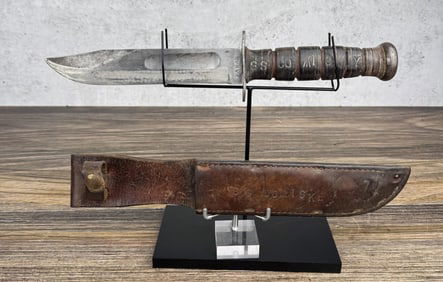 WW2 Soldier Named Kabar Fighting Knife