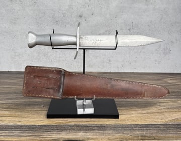 WW2 Aluminum Handle Theater Made Fighting Knife