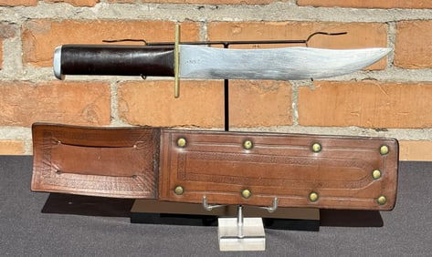 Exceptional Named WW2 Theater Made Bowie Knife
