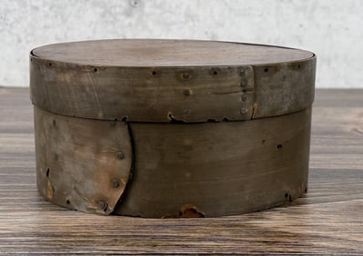 Antique Whaler Made Baleen Ditty Box