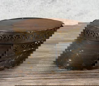 Antique Whaler Made Baleen Ditty Box