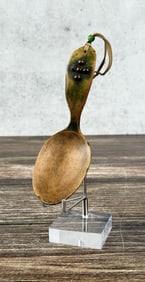 Exceptional Woodlands Native American Spoon