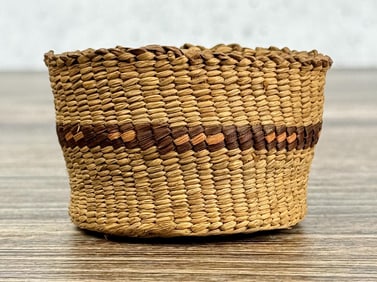 Thompson River Makah Salish Indian Basket