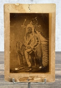 O.S. Goff War Eagle Lakota Indian Chief Photo