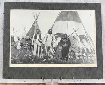 James Willard Schultz Blood Indian Family Photo