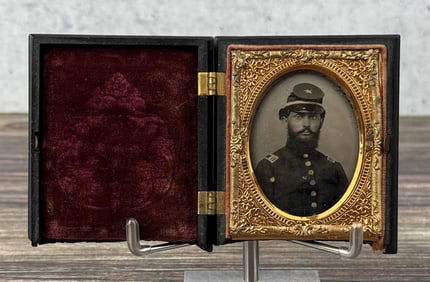 Civil War Officer Ambrotype Soldier Photo
