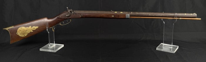 Antique Half Stock Percussion Plains Rifle