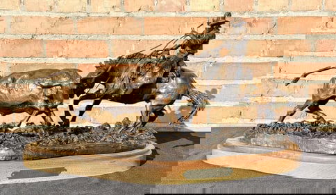 Bob Scriver When Cutting Was Rough Bronze