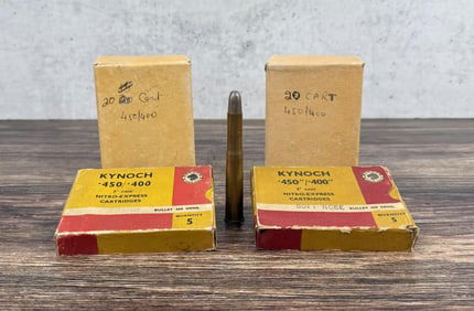 50 Rounds Of Kynoch .450/400 Nitro Express Ammo