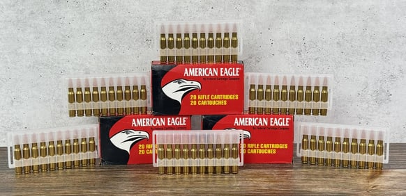 60 Rounds of American Eagle .308 Rifle Ammo