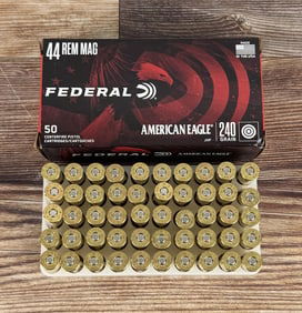 50 Rounds of Federal .44 Rem Mag Ammo