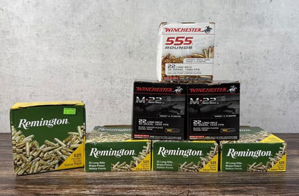 3422 Rounds of .22 LR Rifle Ammo