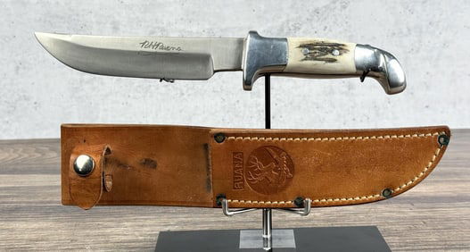 RH Rudy Ruana Bonner Montana Knife 16a Signed