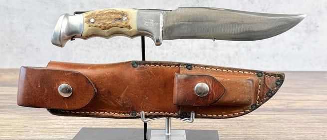RH Rudy Ruana Bonner Montana Knife 27c Deluxe