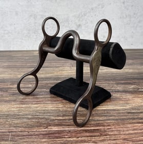 Silver Mounted CP Shipley Cowboy Horse Bit