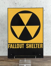 US Department of Defense Fallout Shelter Sign