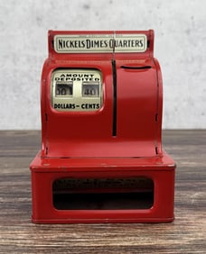 Uncle Sam 3 Coin Register Bank