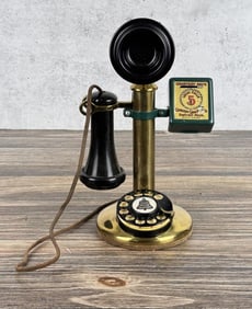 American Bell Candlestick Phone Courtesy Coin