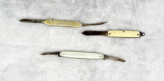 Collection of Victorian Pen Knives