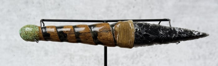 Native American Indian Obsidian Knife