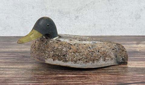 Martin Burrell Cork Body Mallard Duck Decoy