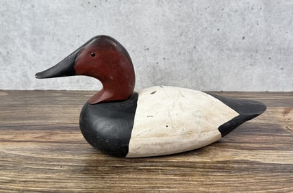 William Bill Goenne Red Head Wood Duck Decoy