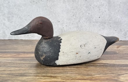 Antique Red Head Wood Duck Decoy