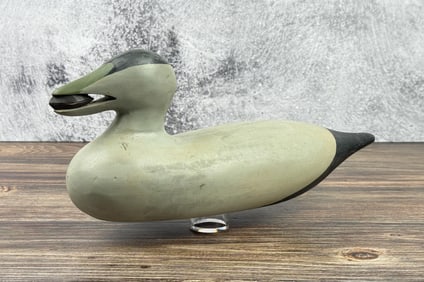 F.O. Merz W.E. Harris Eider Wood Duck Decoy