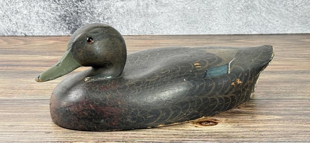 Wildfowler Saybrook New York Black Duck Decoy