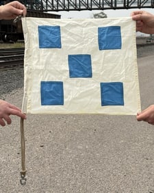WW2 Russian Navy Ship Signal Flag Full Speed