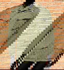 Vietnam War US Army Poplin Jungle Jacket
